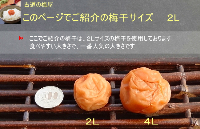 梅干しの大きさ